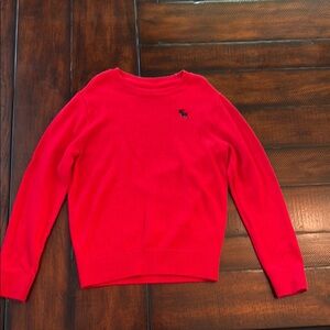 Abercrombie Kids Red Sweater Cozy Classic Design